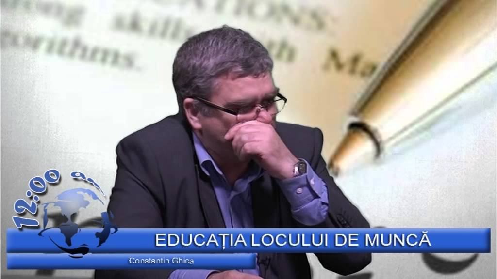 12 am – Educatia locului de munca