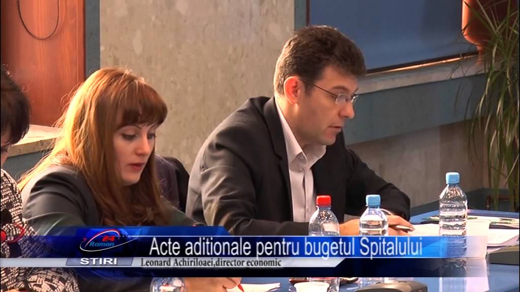 Acte aditionale pentru bugetul Spitalului