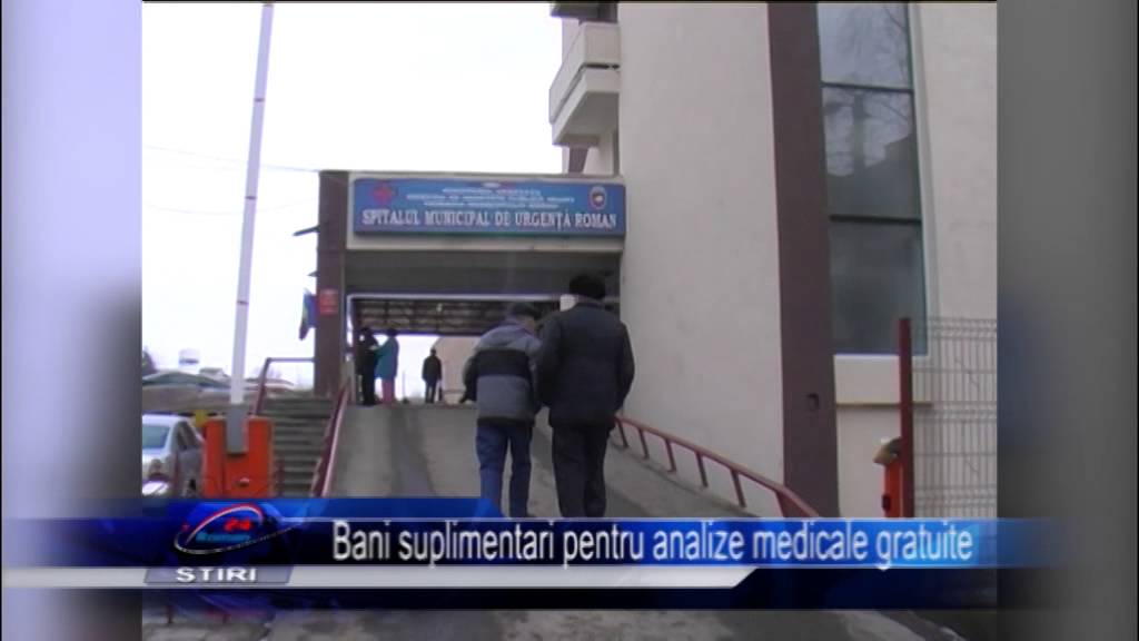 Bani suplimentari pentru analize gratuite