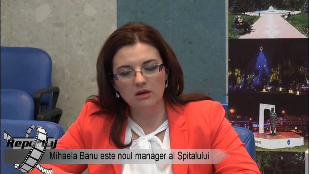 Conferinta – Mihaela Banu este noul manager al Spitalului