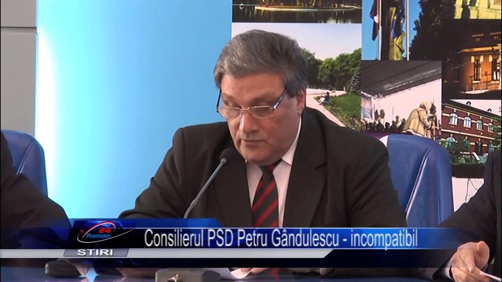 Consilierul PSD Petru Gândulescu – incompatibil
