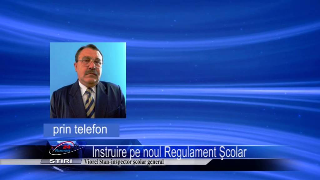 Instruire pe noul Regulament Şcolar