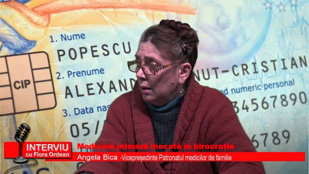 Interviu cu Flora Ordean – Angela Bica, vicepresedinte Patronatul Medicilor de Familie