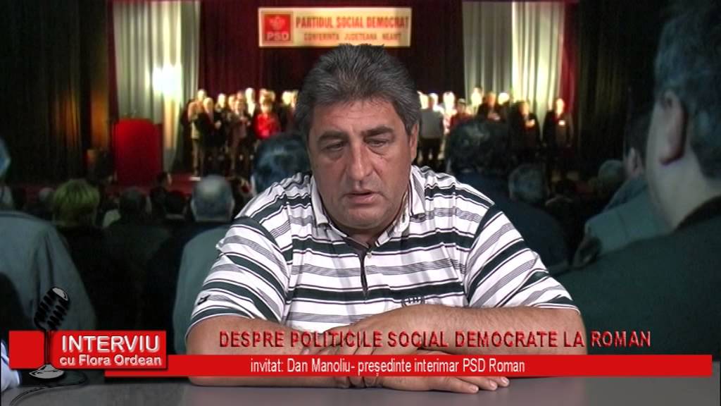 Interviu cu Flora Ordean – invitat Dan Manoliu, presedinte interimar PSD Roman
