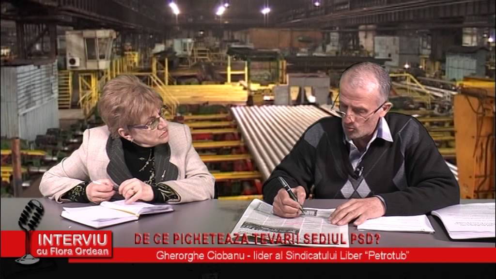 Interviu cu Flora Ordean – invitat Gheorge Ciobanu, lider Sindicatul Liber Petrotub