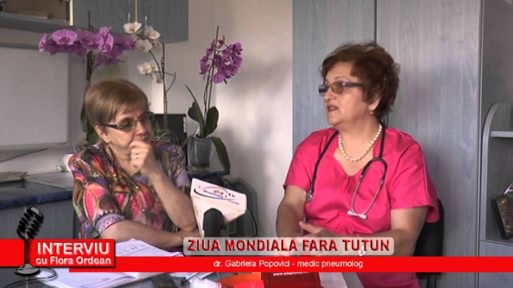 Interviu cu Flora Ordean – invitat dr. Gabriela Popovici, medic pneumolog