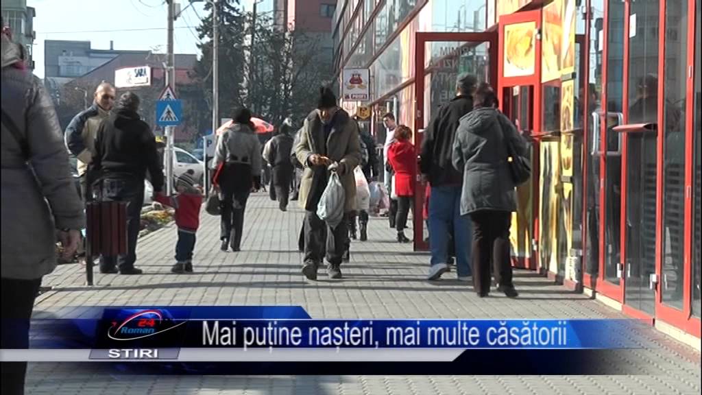 Mai puține nașteri, mai multe căsătorii