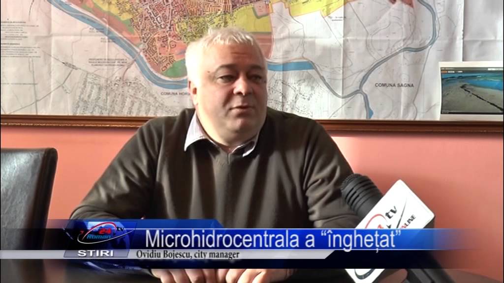 Microhidrocentrala a “înghețat”