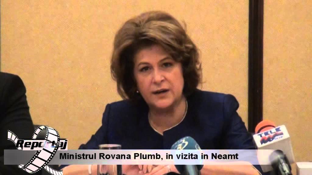 Ministrul Rovana Plumb, in vizita in Neamt