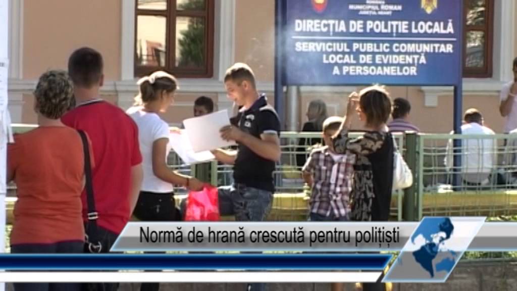 Normă de hrană crescută pentru polițiști