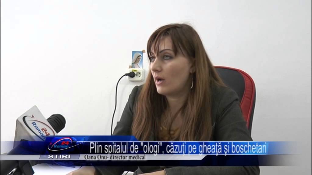 Plin spitalul de -ologi-, căzuţi pe gheaţă şi boschetari