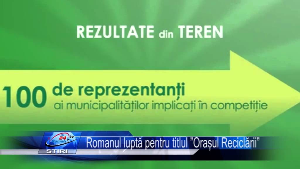 Romanul luptă pentru titlul Orașul Reciclării