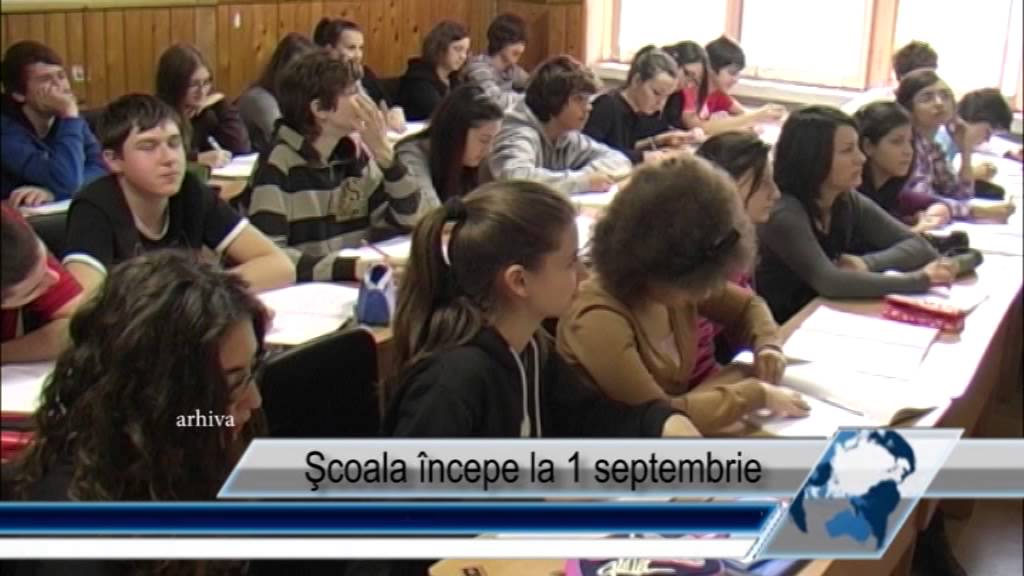Şcoala începe la 1 septembrie