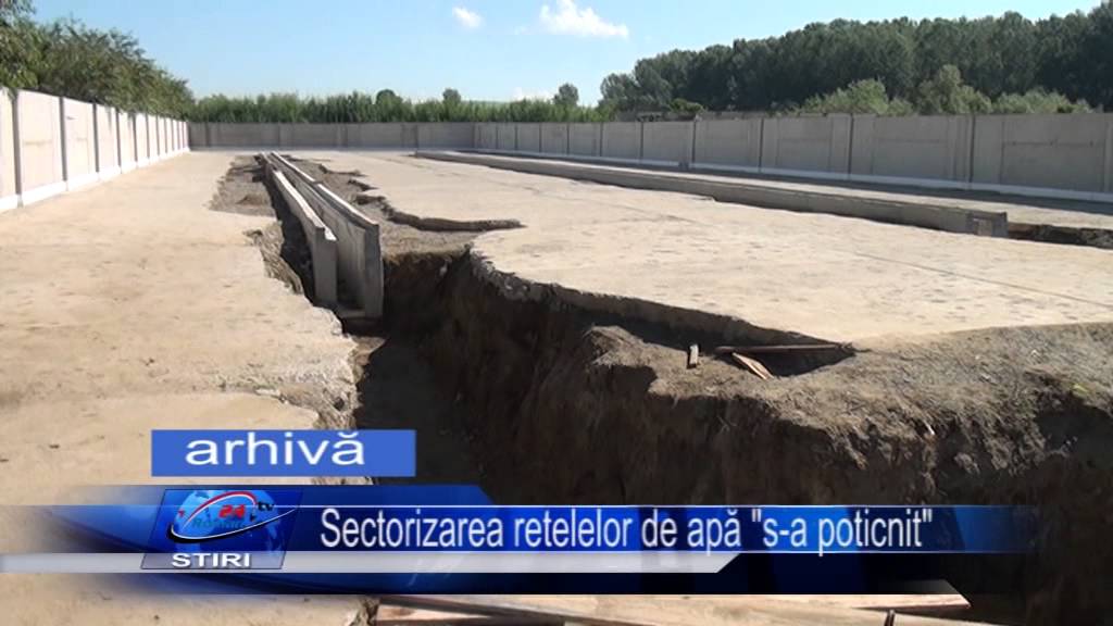 Sectorizarea retelelor de apă s-a poticnit