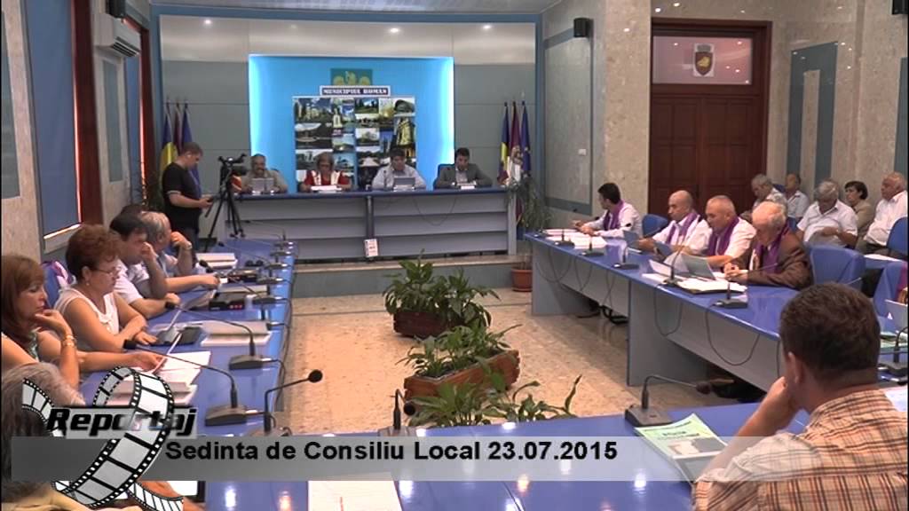 Sedinta de Consiliu Local 23.07.2015