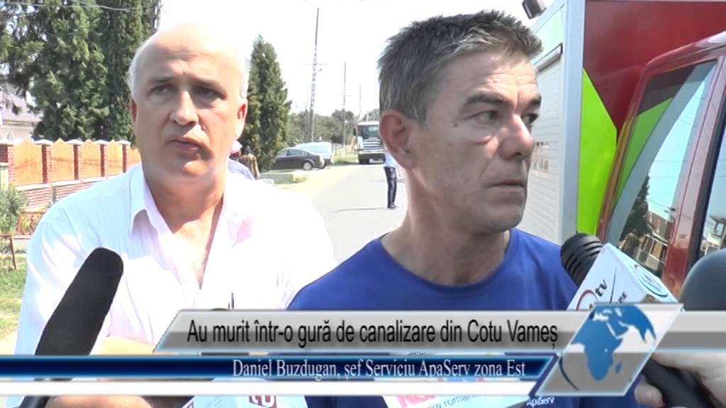 Au murit într-­o gură de canalizare din Cotu Vameș