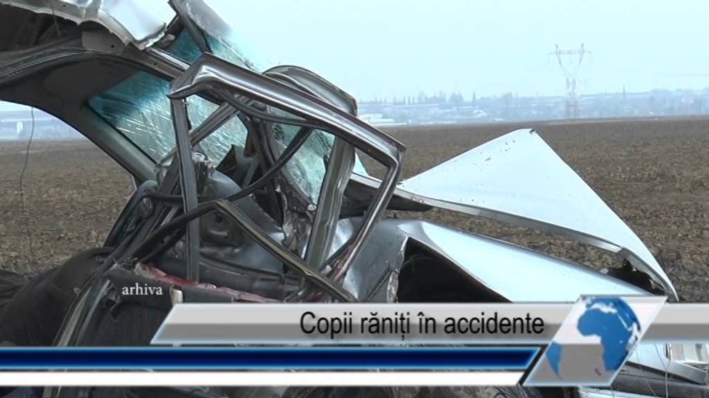 Copii răniți în accidente