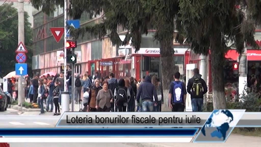 Loteria bonurilor fiscale pentru iulie