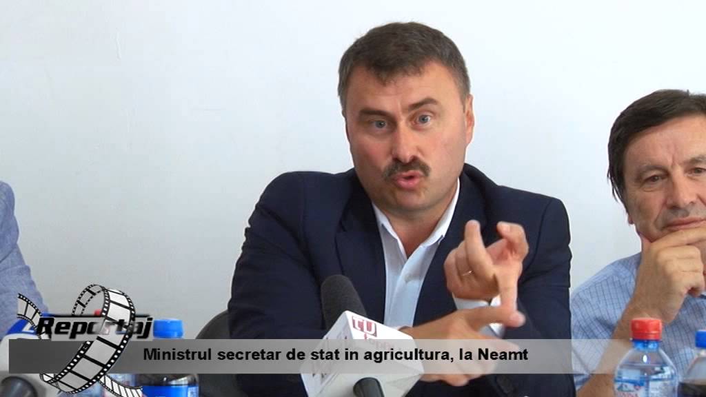 Ministrul secretar de stat in agricultura in Neamt