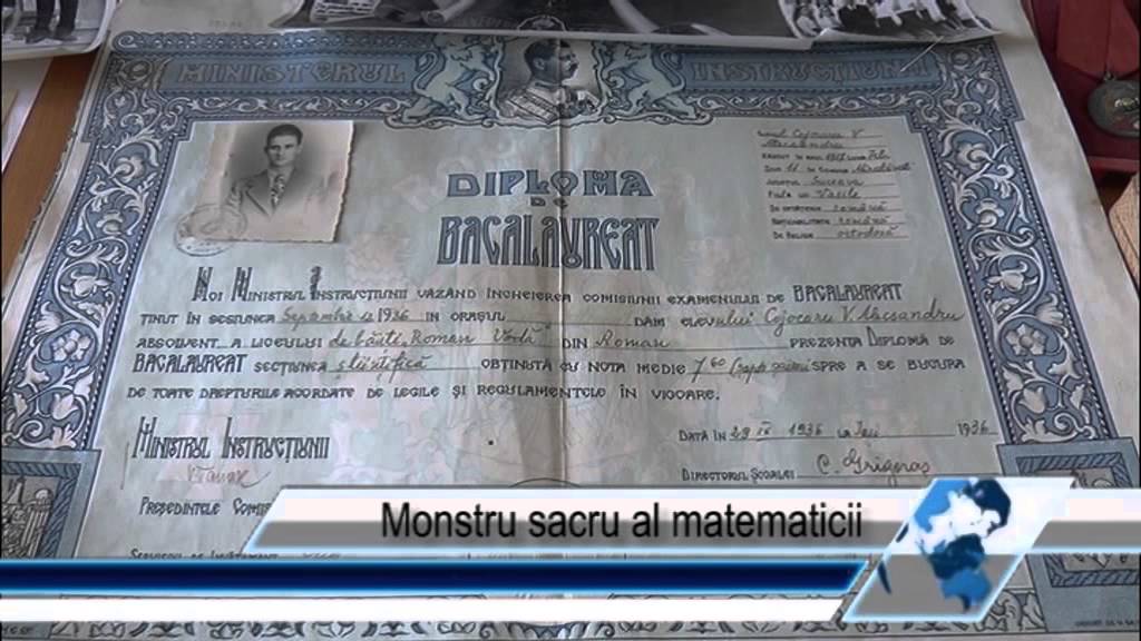 Monstru sacru al matematicii