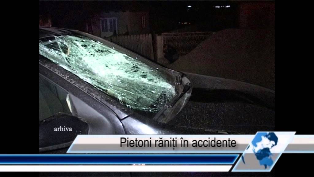 Pietoni răniți în accidente