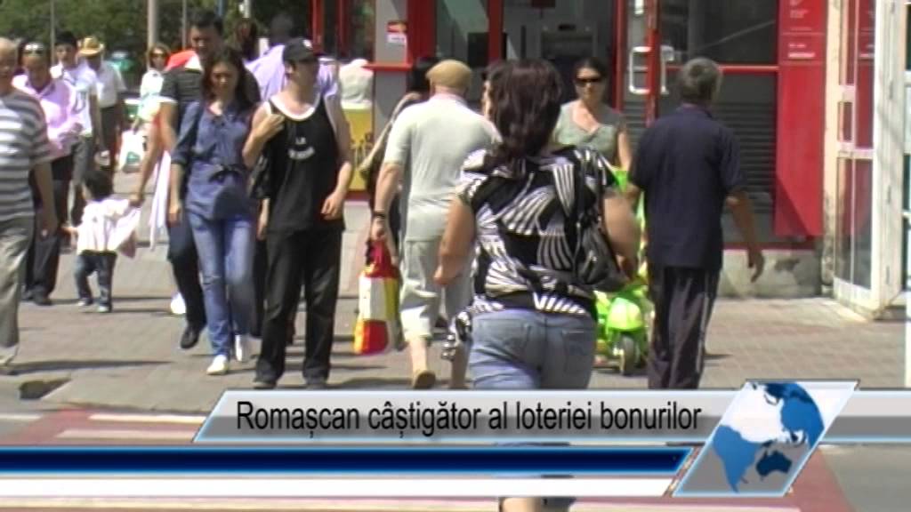 Romașcan câștigător al loteriei bonurilor