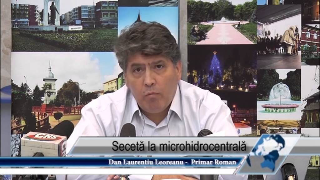 Secetă la microhidrocentrală