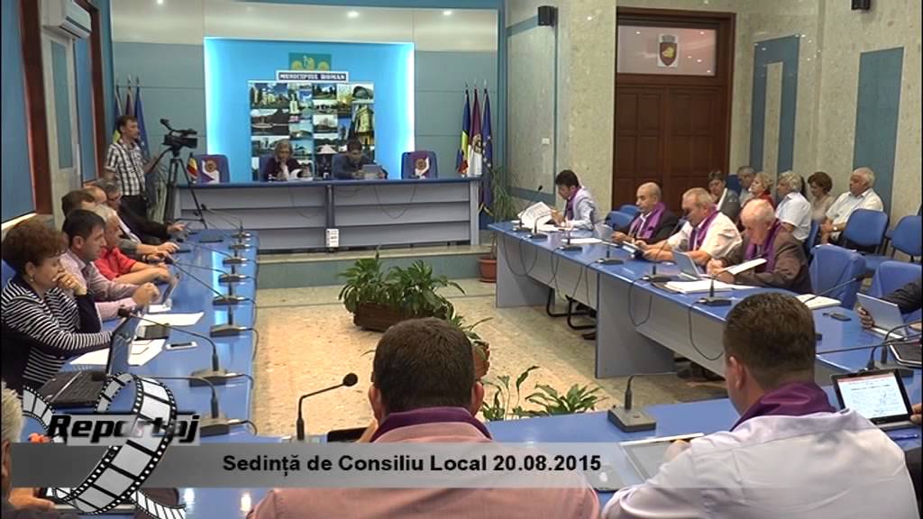 Sedinta de Consiliu Local 20.08.2015