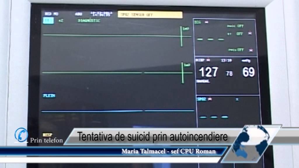 Tentativă de suicid prin autoincendiere