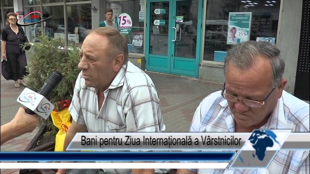 Bani pentru Ziua Internațională a Vârstnicilor
