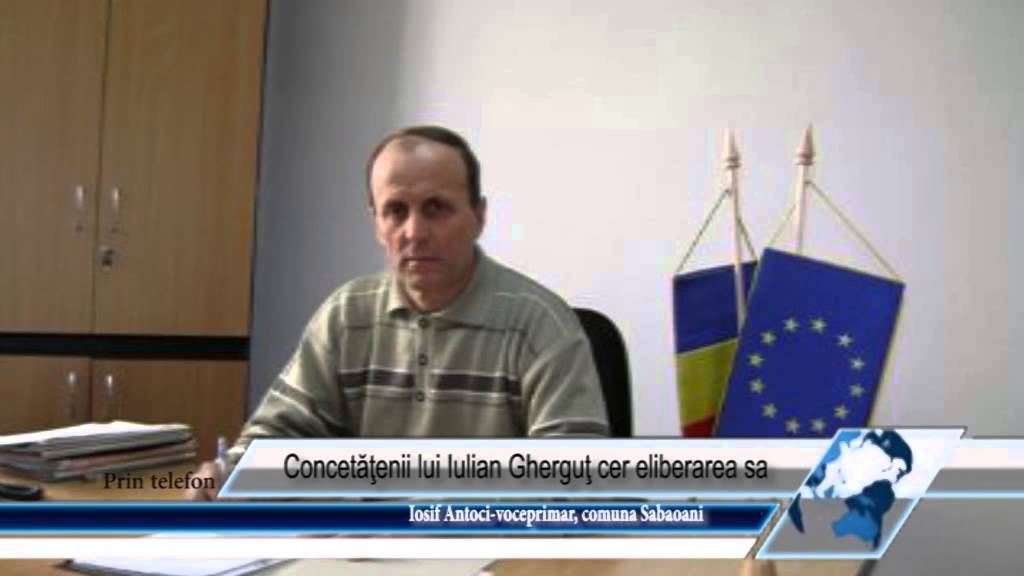Concetăţenii lui Iulian Gherguţ cer eliberarea sa
