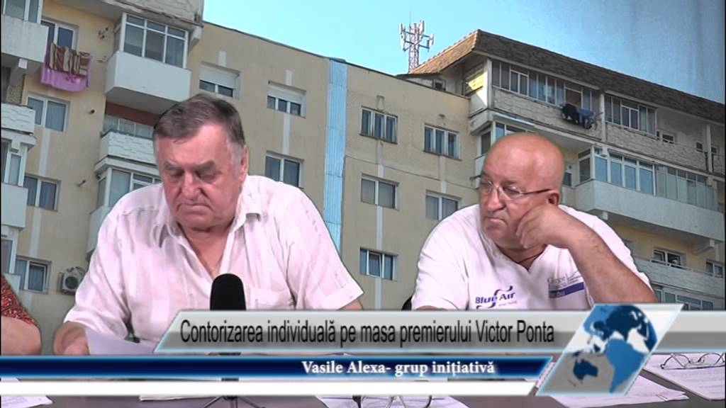 Contorizare individuala pe masa lui Ponta