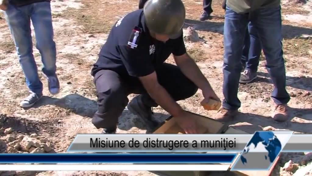 Misiune de distrugere a muniţiei