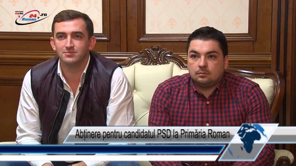 Abținere pentru candidatul PSD la Primăria Roman