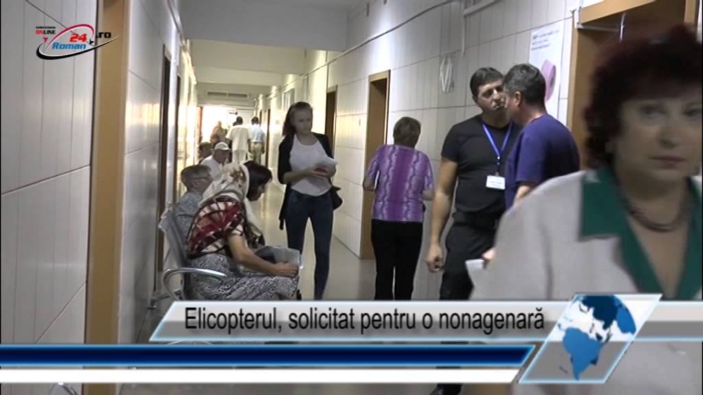 Elicopterul, solicitat pentru o nonagenară