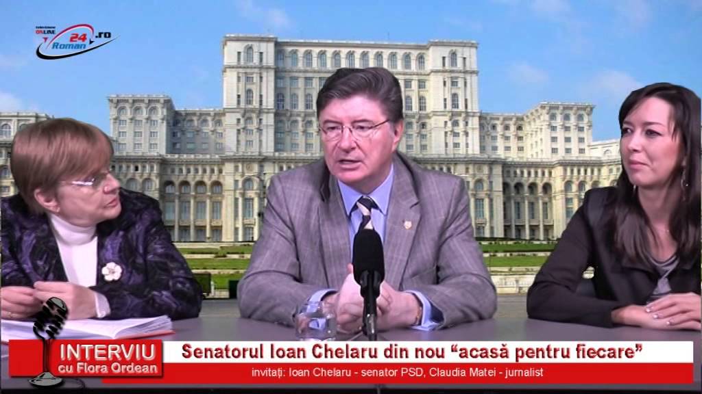 Interviu cu Flora Ordean – Senatorul Ioan Chelaru din nou “acasa pentru fiecare”