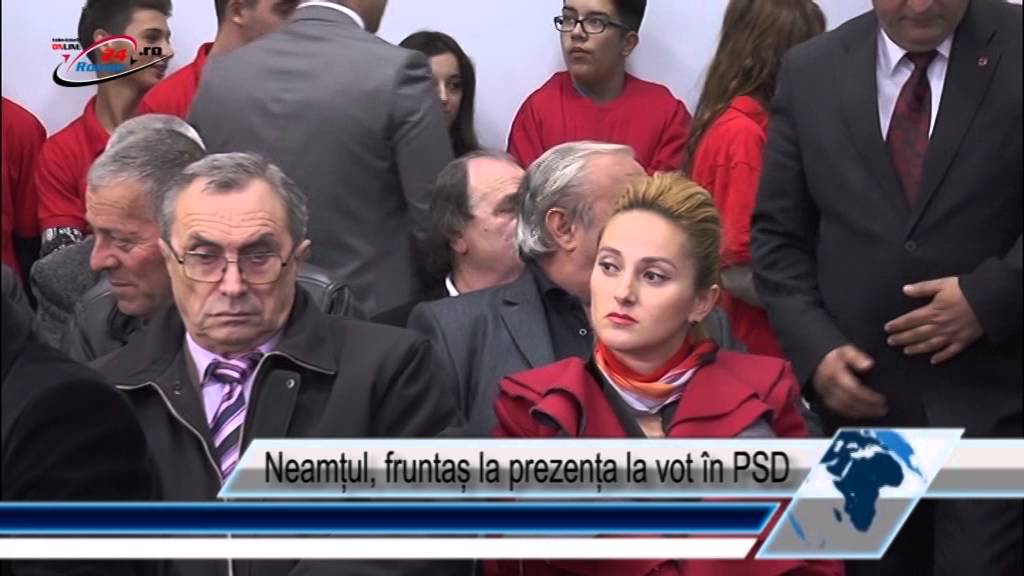 Neamțul, fruntaș la prezența la vot în PSD