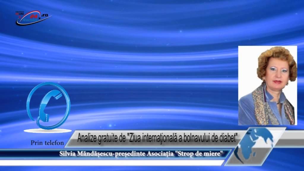 Analize gratuite de Ziua internaţională a bolnavului de diabet
