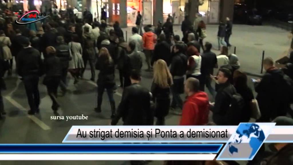 Au strigat demisia și Ponta a demisionat