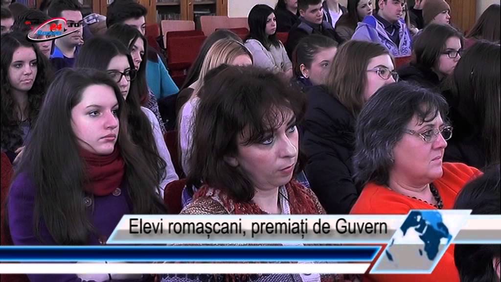 Elevi romașcani, premiați de Guvern