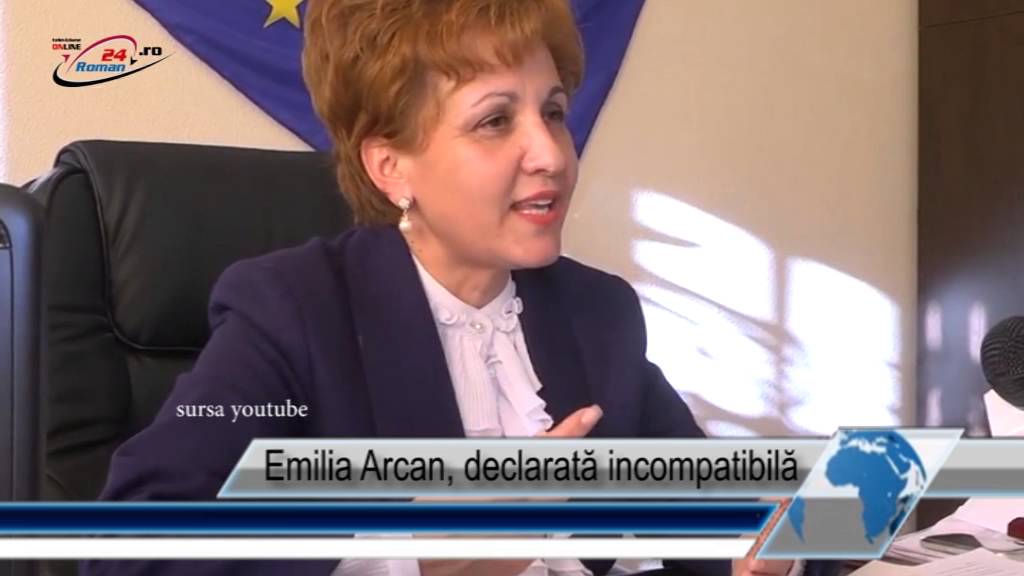 Emilia Arcan, declarată incompatibilă
