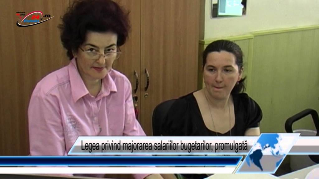 Legea privind majorarea salariilor bugetarilor, promulgată