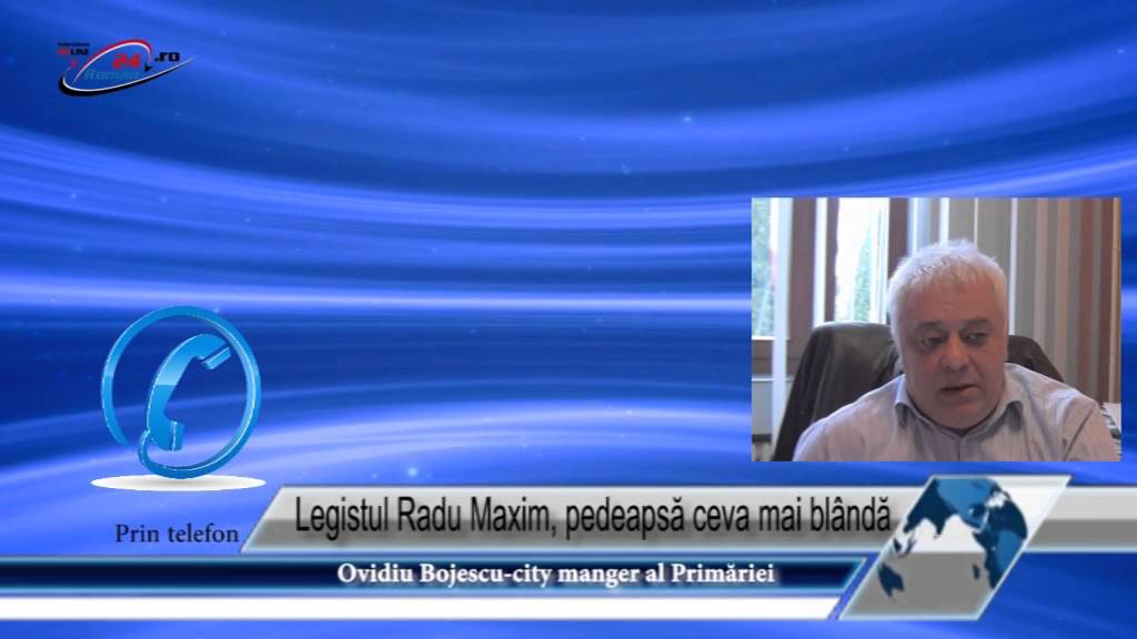 Legistul Radu Maxim, pedeapsă ceva mai blândă