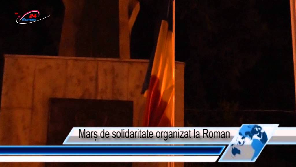 Marș de solidaritate organizat la Roman