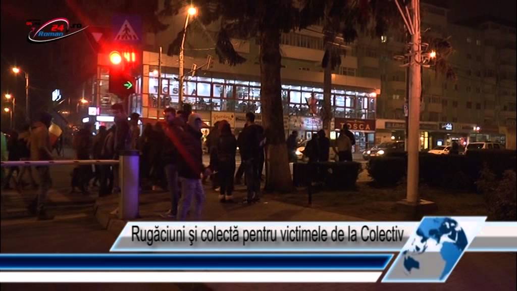 Rugăciuni şi colectă pentru victimele de la Colectiv