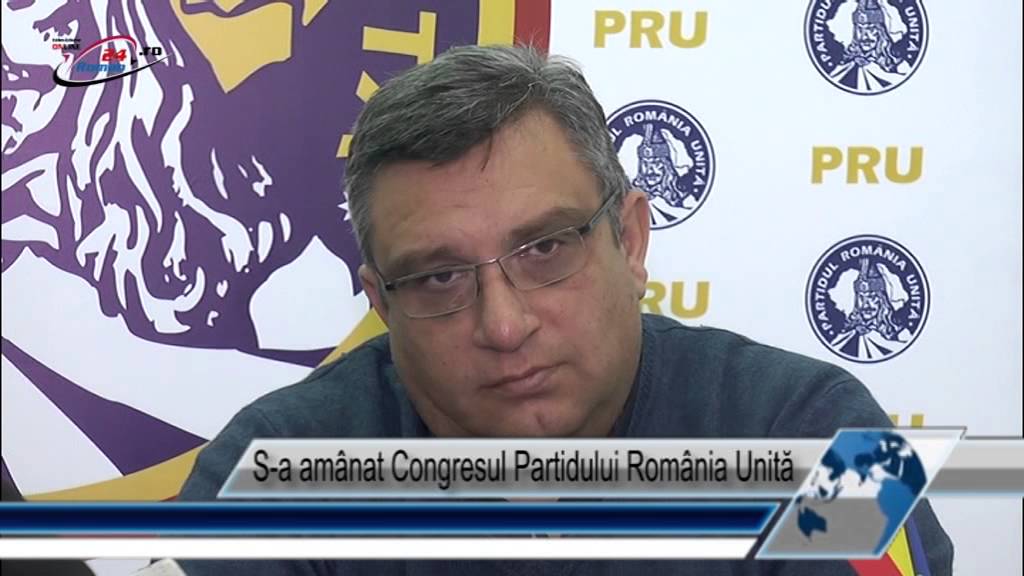 S-a amânat Congresul Partidului România Unită
