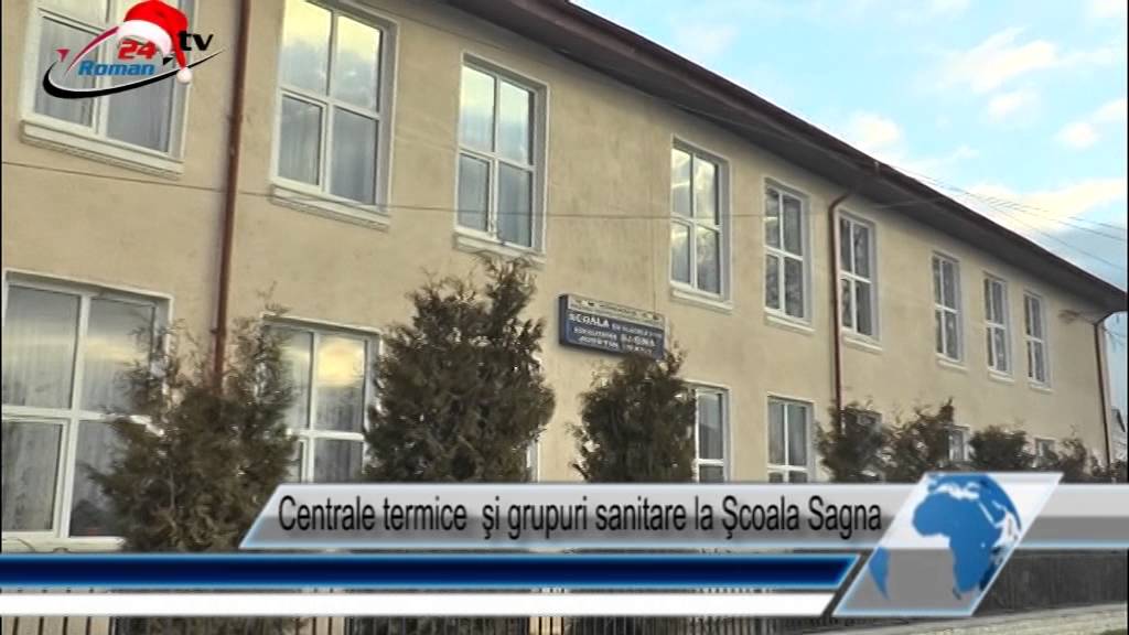 Centrale termice  şi grupuri sanitare la Şcoala Sagna