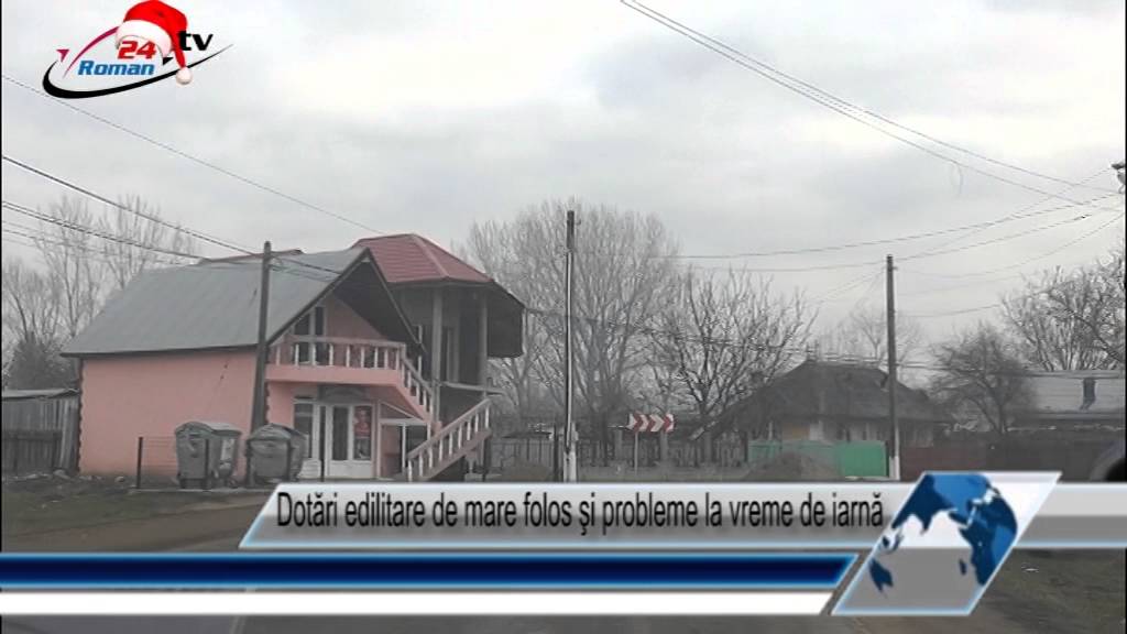 Dotări edilitare de mare folos şi probleme la vreme de iarnă