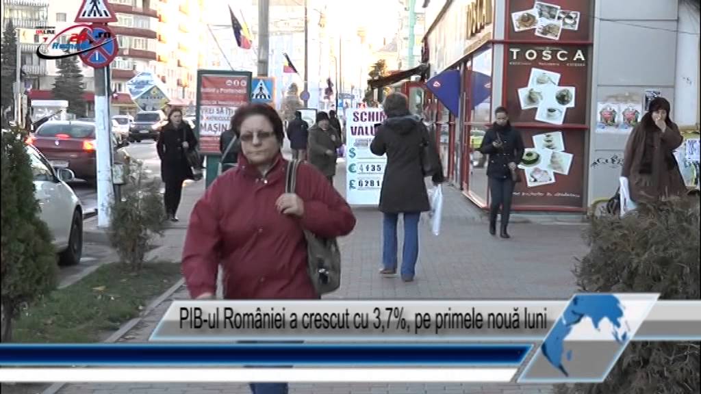 PIB-ul României a crescut cu 3,7%, pe primele nouă luni