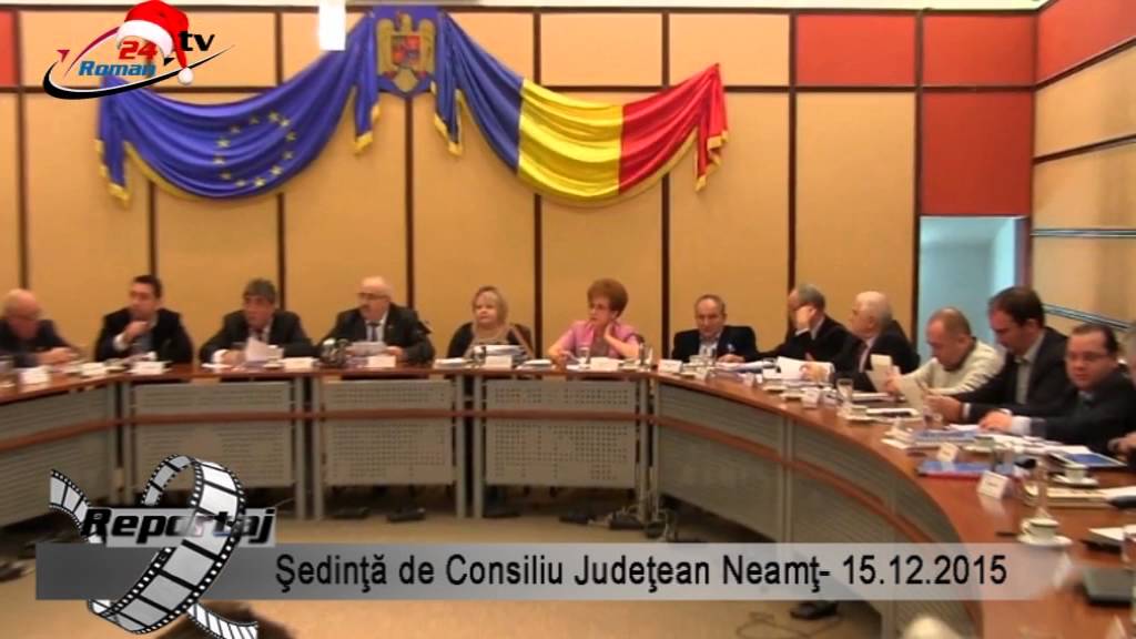 Şedinţa de Consiliu Judeţean Neamţ -15.12.2015